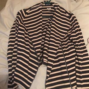 Splendid - Striped Knit Sweater Jacket